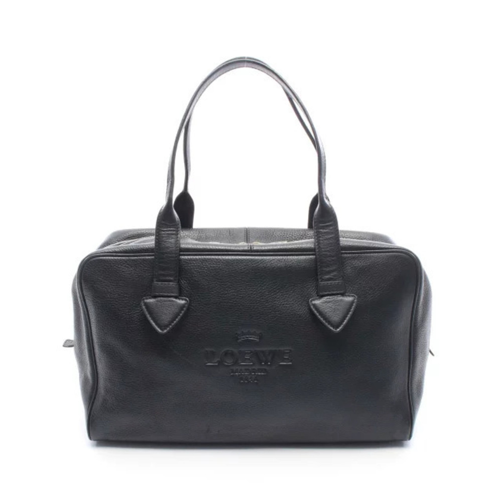Loewe Heritage Handbag Leather Black